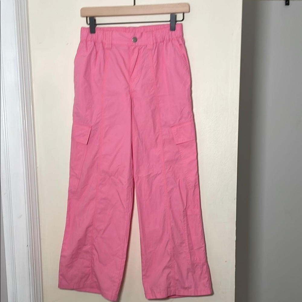 ASOS Petite Pink Cargo Jeans Size 4